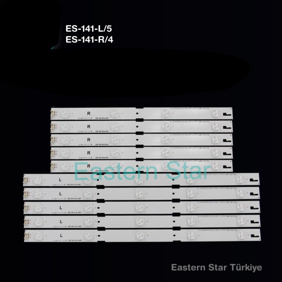 ES-141, Arçelik Led Bar, B43L65324B2, B43L5531 4W2, 43CLE5545, B43L57404B, A43L5740, A43L 5531, 43VLE55374B2, A43L66525B,