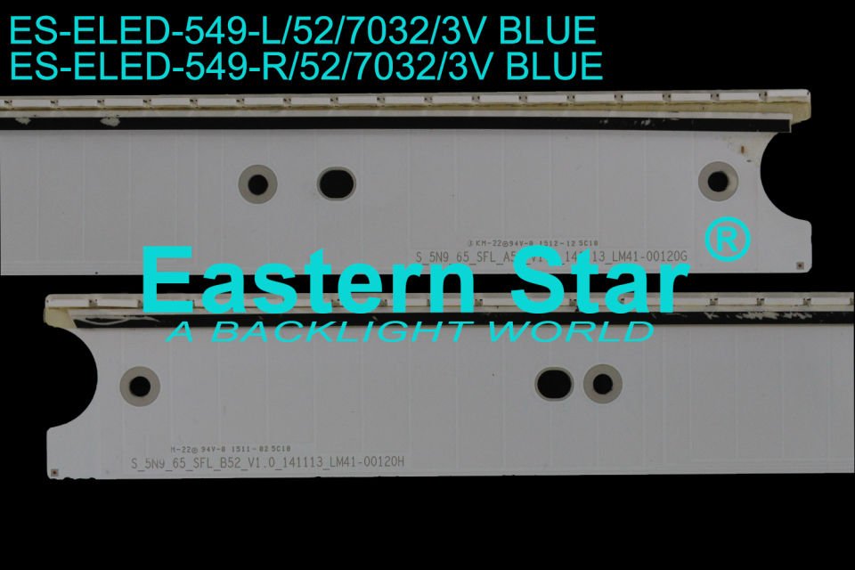 ELED-549, Samsung  Led Bar, UE65HS8500, UE65JS8500, UA65JS9800JXXZ, UA65JS9000R, S_5N9_65_SFL_A52_V1.0_LM41-00172G, S_5N9_65_SFL_B52_V1.0_LM41-00172H, 34776A,