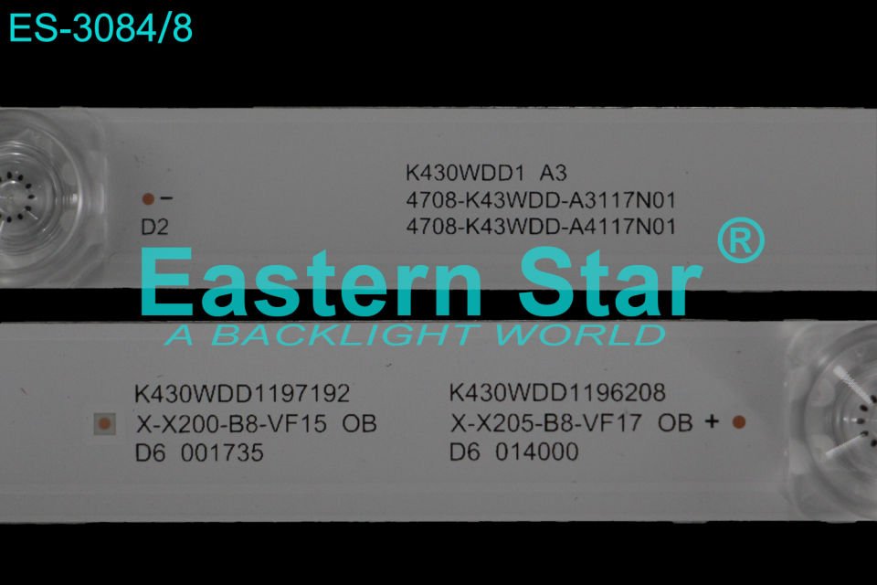 ES-3084, Philips Led Bar, 43D7000, 43LFA69K, BSE43-LX/MTR, K430WDD1196208, K430WDD1,