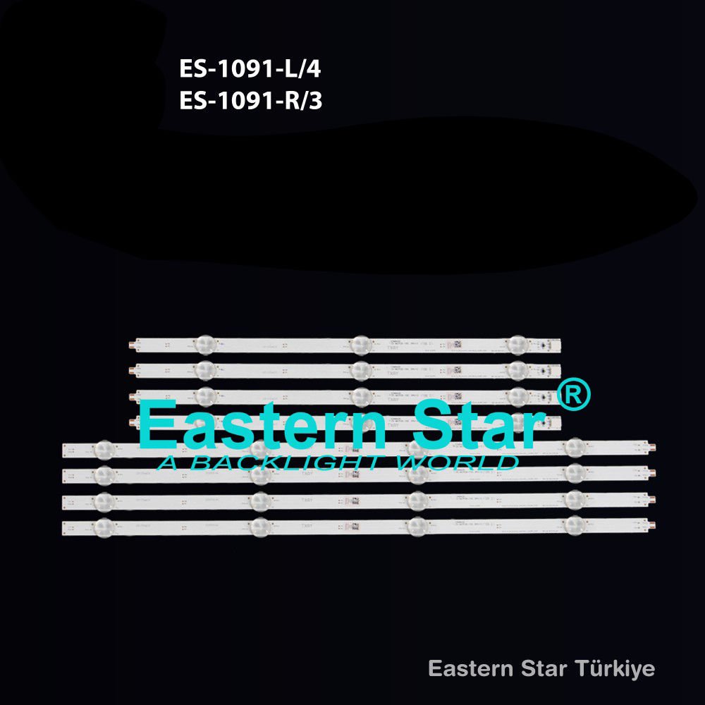ES-1091, Vestel Led Bar, A43L 87405B, A43L8752 5S, 43CLX7820BP, A43L 8840 5B,