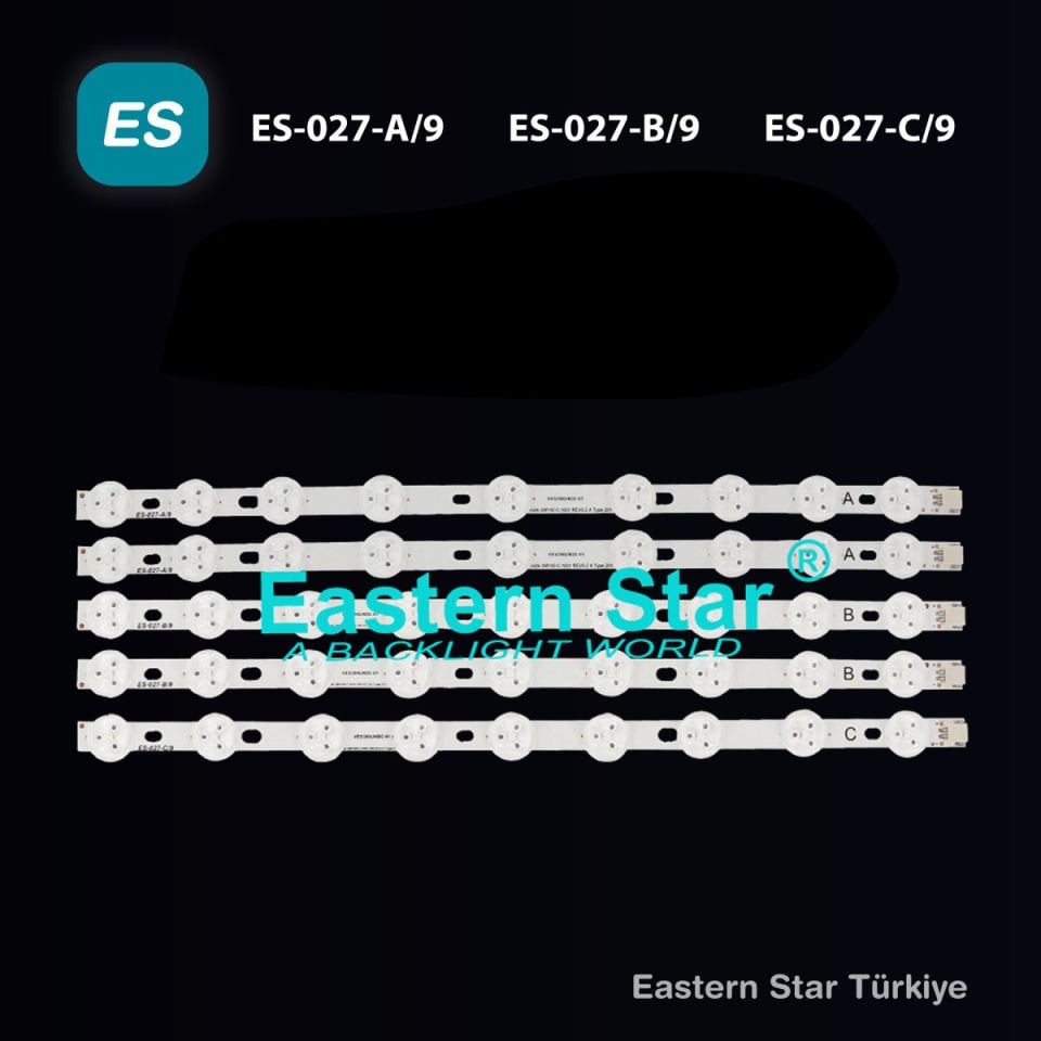 ES-027, Vestel Led Bar, 39PFL3008, 39PF8025D, 23287960,LD40F4000M, 39226B,40FD4000FM, 40XT3000DM, 39PF5065,