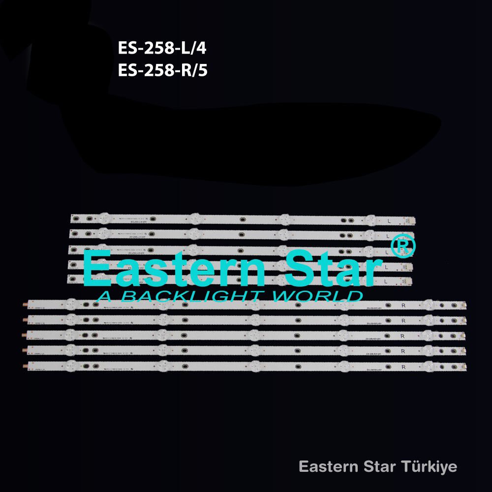 ES-258, Philips Led Bar, 50PUT6102, 50PUS6503,  50PUS6262/12, 50PUS6162/12, 50PUS6272, 50PUS7303, 50PUT6102, 50PUS6503, 50PUS6262/12, 50PUS6162/12,