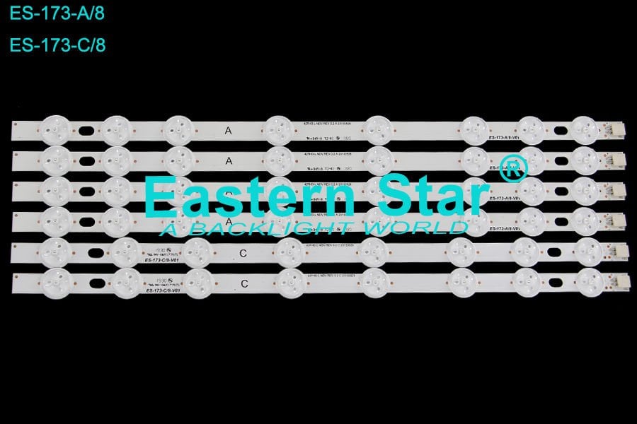 ES-173, Vestel Led Bar, 23283025, LD42F7441S, 42PF3022,  42'' NXN, 42FD7440F, ES-173, REGAL RTV 42''LED, VESTEL SAT, 42FA5000, 276DLB/MB82S, 42FA5100,LED TV 276LB /MB82S, 42SD5100,