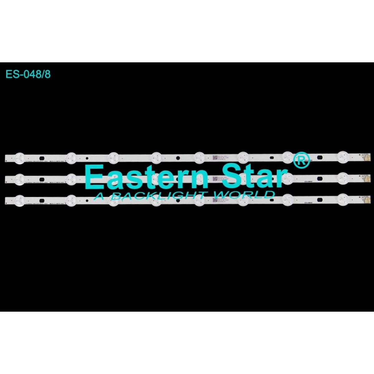 ES-048, 8 Ledli Toshiba Led Bar, 29P1300D, 29P1300VT, SVT290A04_12MM_8LED_REV01_120830,