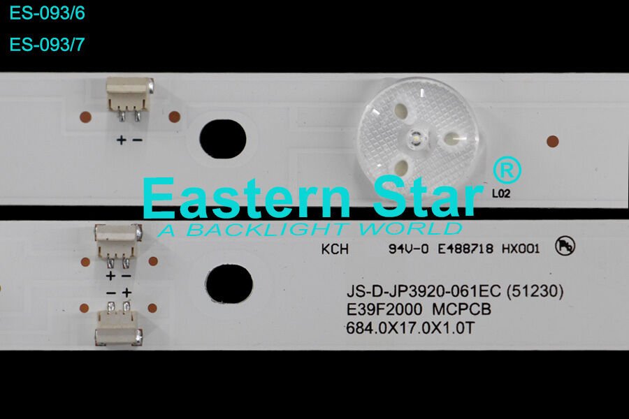 ES-093, Yumatu Led Bar, JS-D-JP3920-071EC E39F2000  E39D1000 MS-L1136-L V3