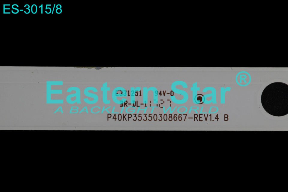 ES-3015, Sharp Led Bar, LC-40CFG4041K, JE400D3HD1UX, LC-40FG5341KF, P40KP35350308667-REV1.4 B,