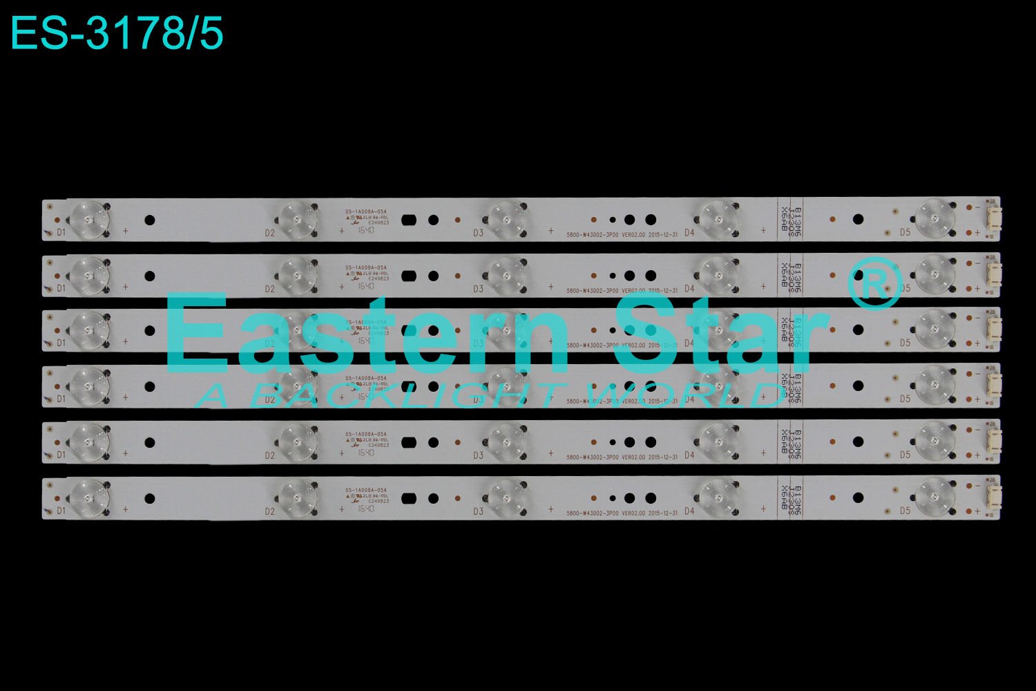 ES-3178, Lg Led Bar, 43E3500, 43E6000, 43E600E, RDL430FY, LD0-10J,