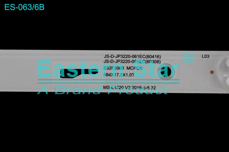 ES-063, Yumatu Led Bar, RL-8032V,  E32DF2310, JS-D-JP3220-061EC E32F2000
