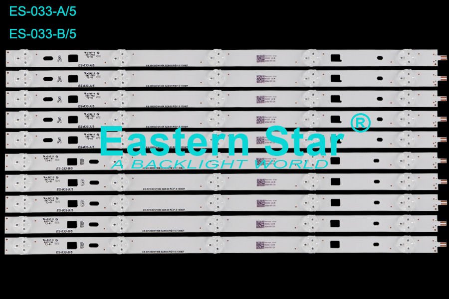 ES-033, Sony Led Bar, KDL-40W605B, KDL-40R485B, KDL-40W600B, KDL-40R480B, KDL-40RM10B, KDL-40R450B, KDL-40R483B, 40W600,