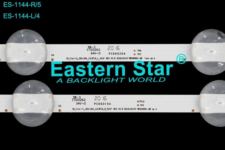 ES-1144 Arçelik Led Bar, A49L88605S, B49L8860, A49L88505B, AL49L89605B, 49GCU7800, B49L 89005A, B49L88505B, B49L88605S, B49L8860,