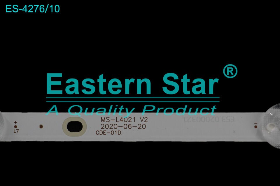 ES-4276, NM42200 LEDBAR, NM42200,08-43DN-3528-0D35-4X10-770X10-191116， CY-430D-4X10 191107, MS-L4021 V2, 8D42-DNWR-A3410D