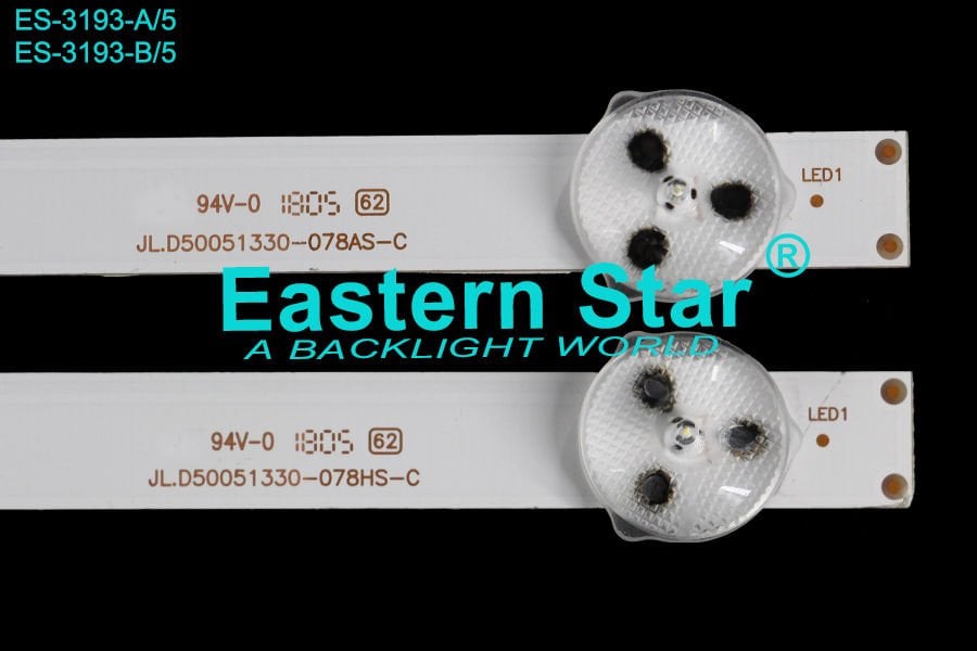 ES-3193, Vestel Led Bar, 50HL500, 50HL510, 50FB5000, 50R4010, 50FD5400,