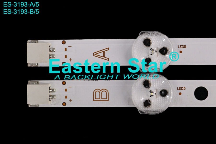 ES-3193, Vestel Led Bar, 50HL500, 50HL510, 50FB5000, 50R4010, 50FD5400,