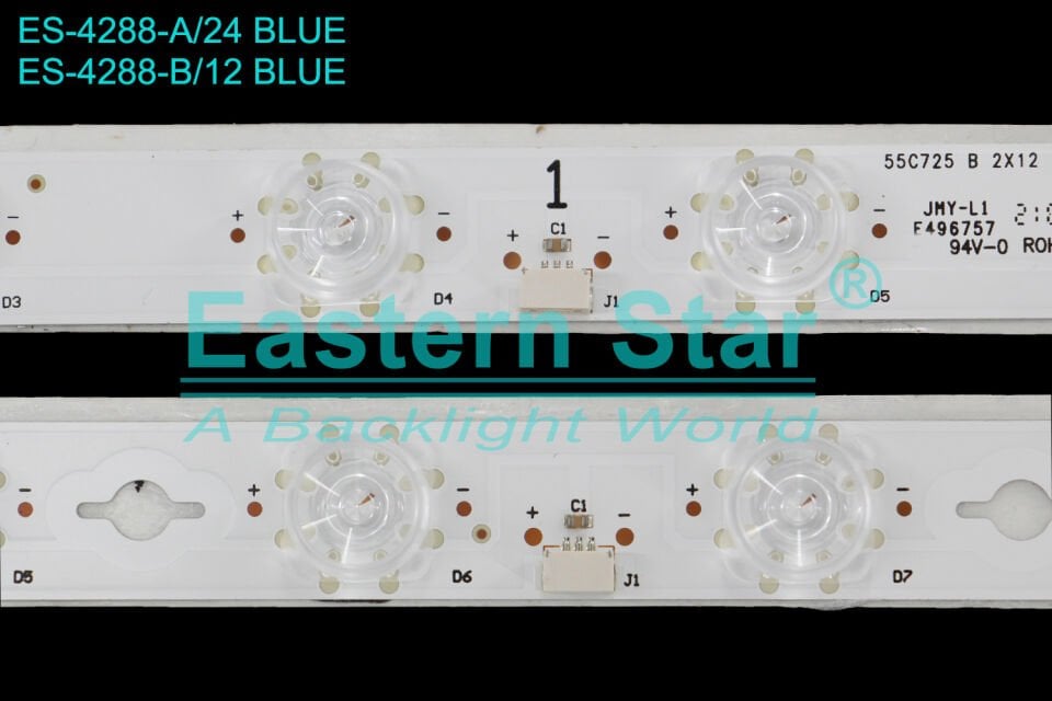 ES-4288, TCL 55C725, 55C721, 55C728, A 2X24 55C725 B 2X12,