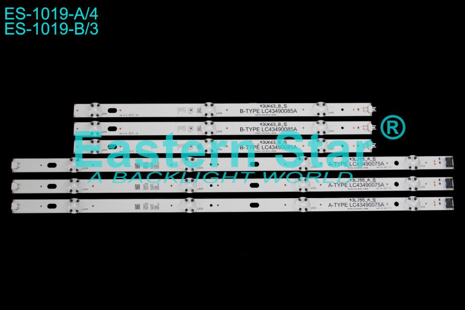 ES-1019, LG LED BAR, 43LJ55_A_S A: A-TYPE LC43490075A 43LJ55_7LED_REV01_170930,