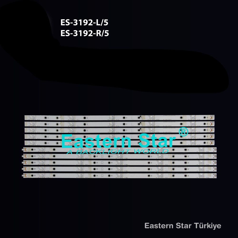 ES-3192, Philips Led Bar, 55PUS7304, 55PUS7504, 55PUS6704, 55PUS7805, YK2A LB-GM3030-GJ0D22555X10AN22-H, LB-GM3030-GJ0D22555X10AN22-T,