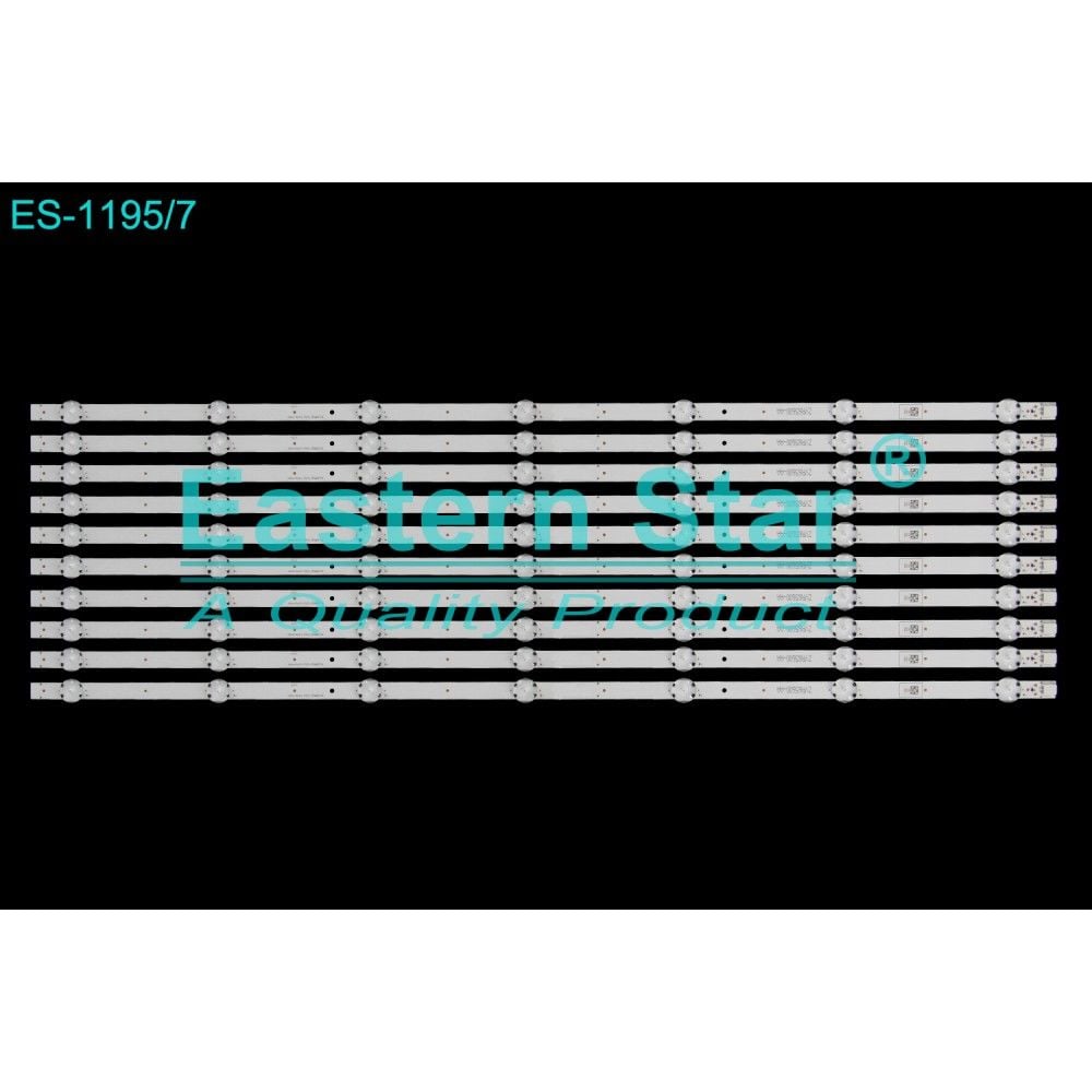 ES-1195 Arçelik Led Bar, A65L 8752 5S,  A65L 8552, B65L 8752 5S, 65 VLX 7730 4B, 65GUB8862, 65GUB8865, 65GUB8866,
