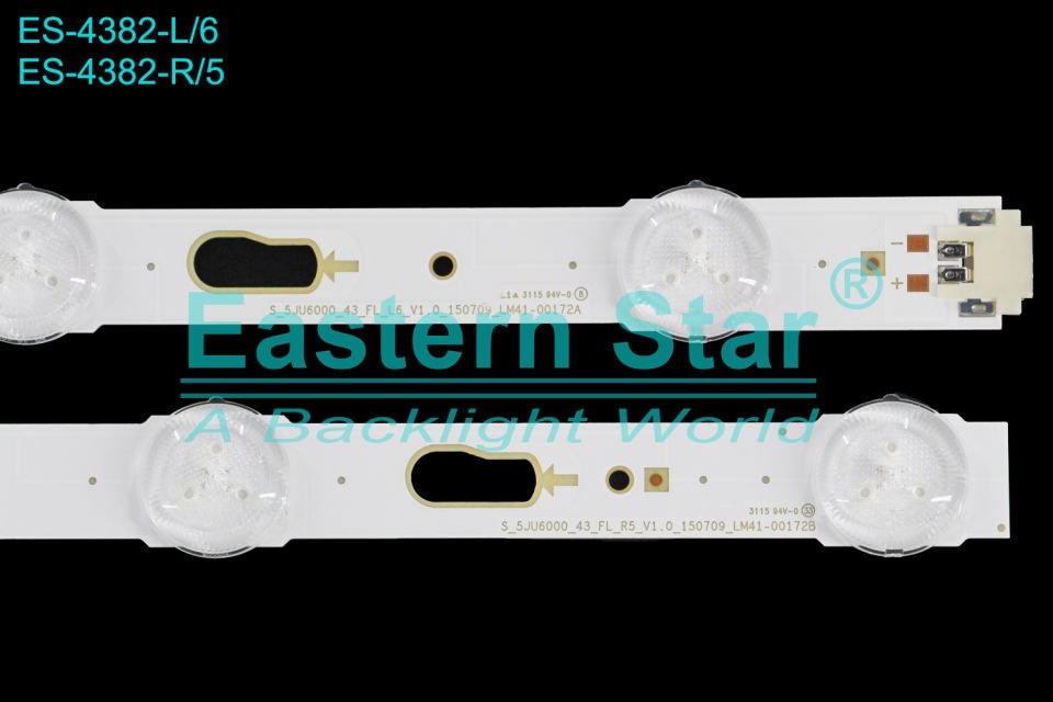 ES-4382, Samsung Led Bar, UE43JU6000K, UN43JU6400F, UE43JU6000U, UE43JU6070,