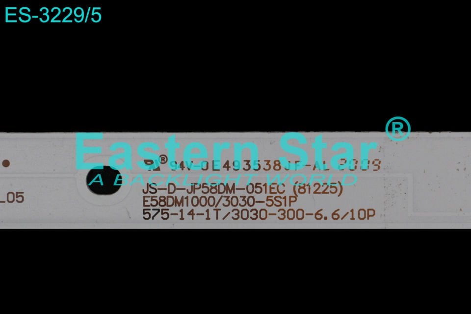 ES-3229,  Sunny -Axen Led Bar, SN58LEDJ203/0216, AX58LEDJ203/0216, 58LEDJ203, JS-D-JP58DM-051EC,